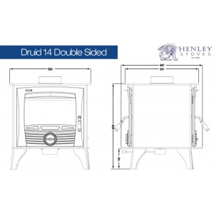 The Druid 14 Double Sided Stove